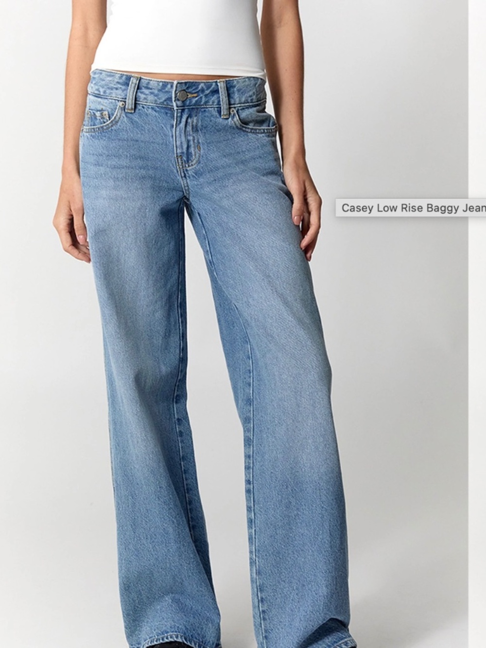 PAC Sun Casey Low Rise Baggy Jeans Size 26